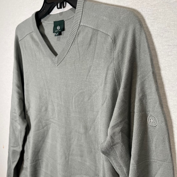 AG Adriano Goldschmied green label Men's pullover sweater, Sage Geen Size M NWOT - Picture 3 of 4